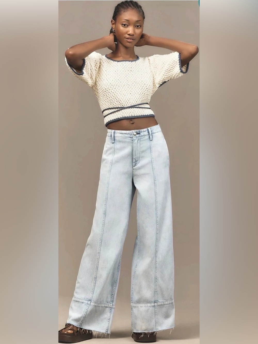 rag & bone wide leg jeans Size 25